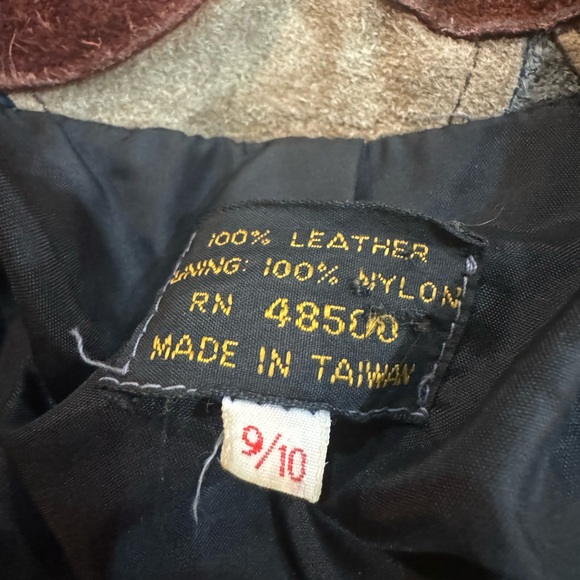 Vintage leather scales jacket from the 60’s - Picture 6 of 6